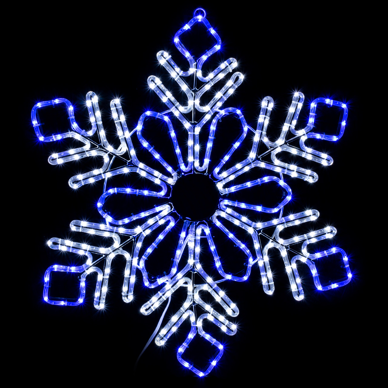 80CM Snowflake 2D Christmas Rope Silhouette Lights