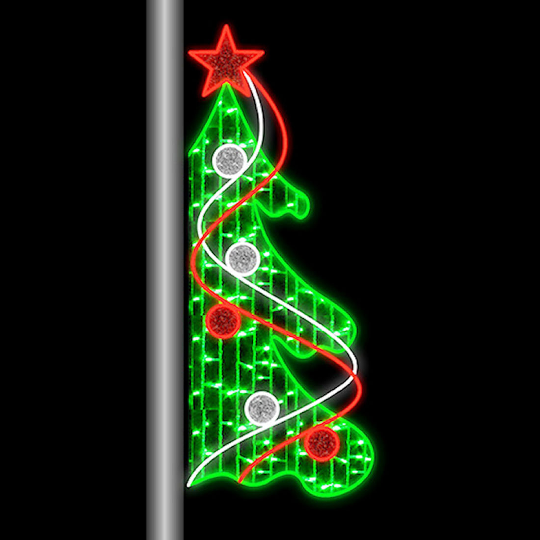 Christmas Tree Lamp Pole 60X150cm